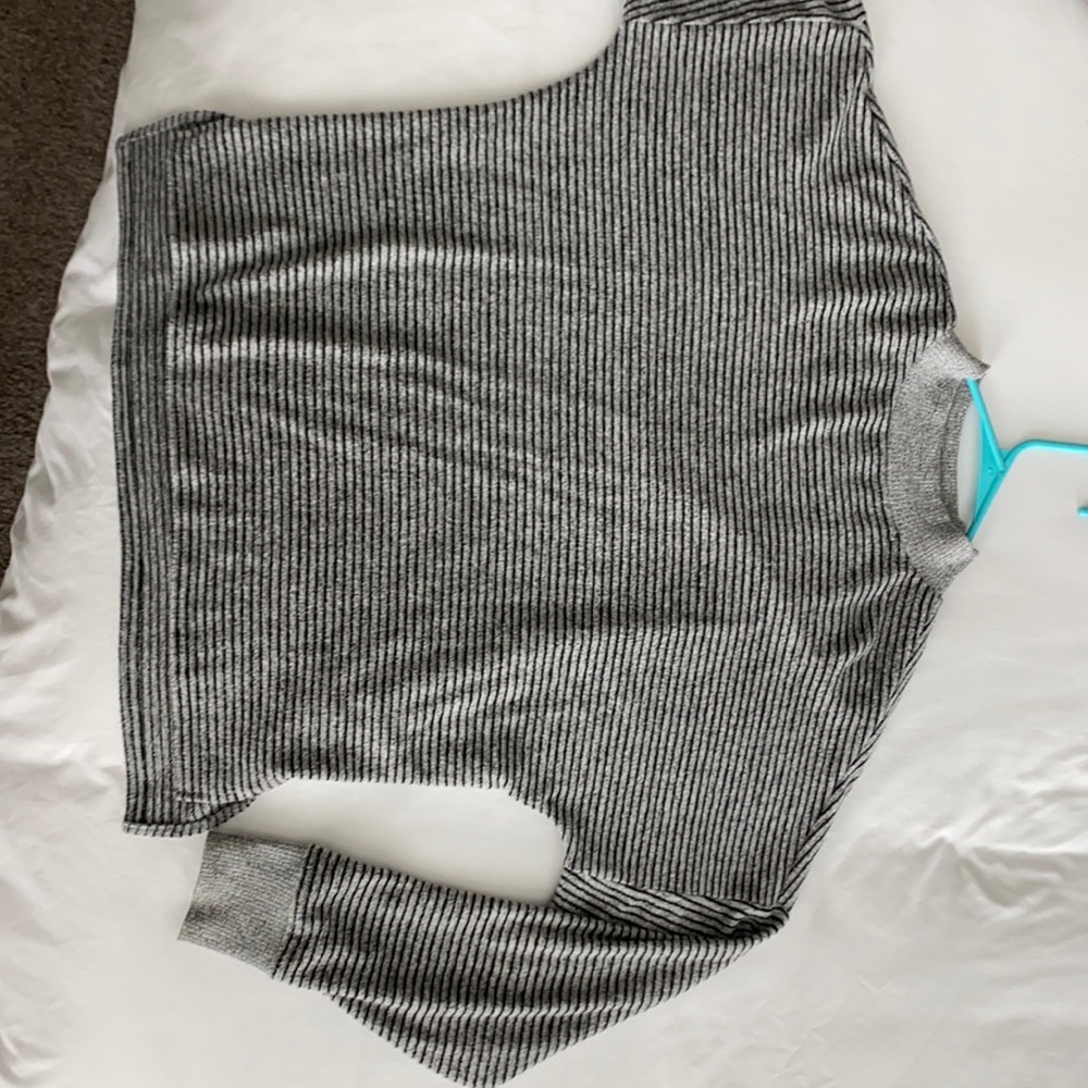 Long sleeve mock neck sweater